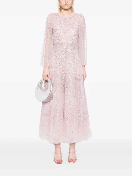 Rochie Needle & Thread cu buline roz