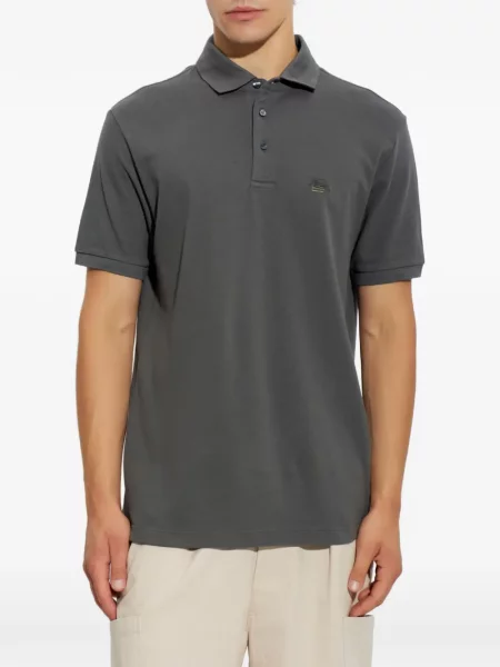 Polo Etro με κέντημα γκρι
