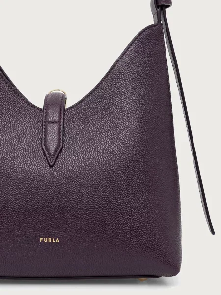 Кожаная сумка хобо Furla