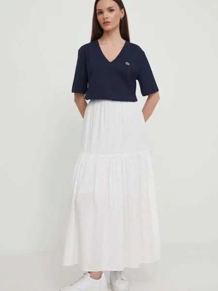 Lacoste tricou din femei albastru marin negru