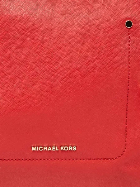 Geanta de piele Michael Kors din piele roșu