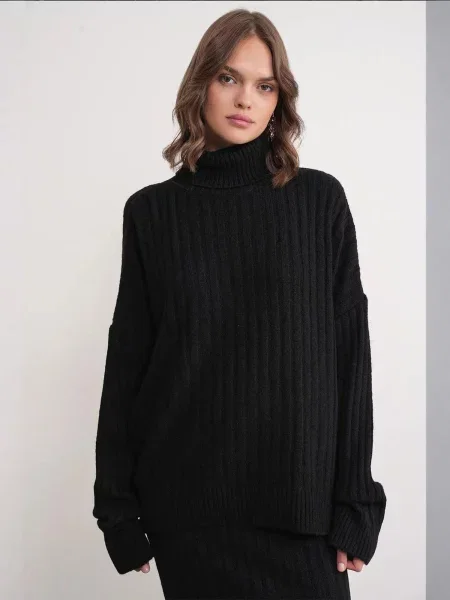 MixRay Svetr Pullover' černá