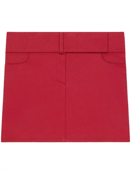 Mała mały spódnica mini Courreges czerwona