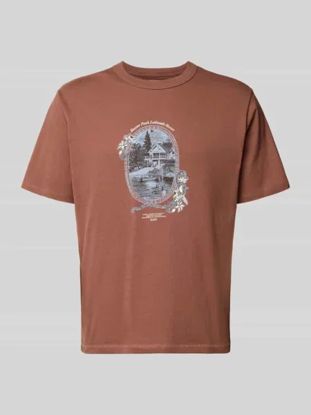 T-shirt z nadrukiem z logo model ‘NIAGARA’ Jack & Jones