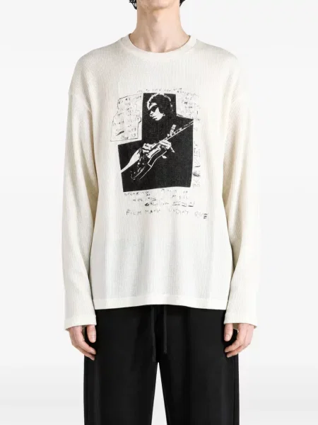 Tricou Ann Demeulemeester tricotate cu imagine
