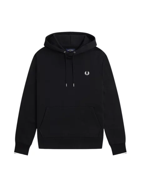 Bluza FRED PERRY Tipped Hooded Sweatshirt Black M czarna