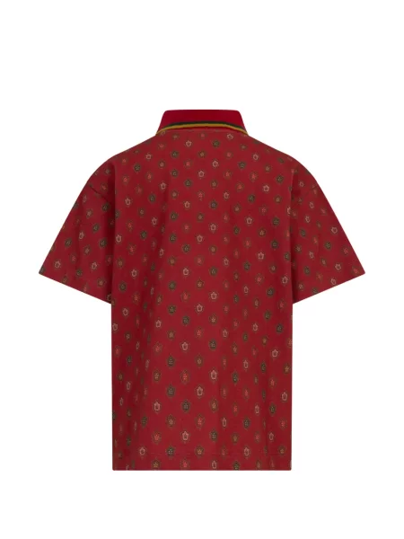 Поло тениска Etro червено