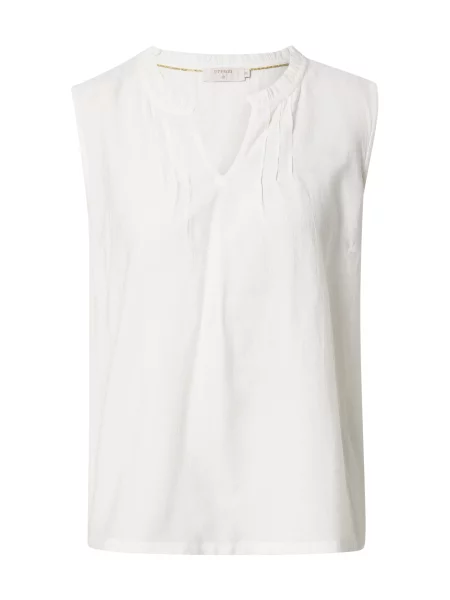 Cream Bluză Liselin lână alb