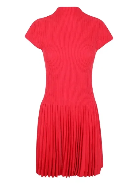Rochie Magda Butrym plisată de costum roșu