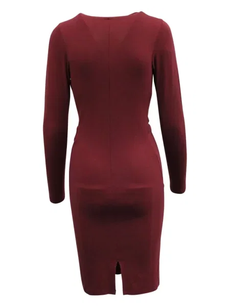 Rochie midi Iris & Ink până la genunchi de costum roșu