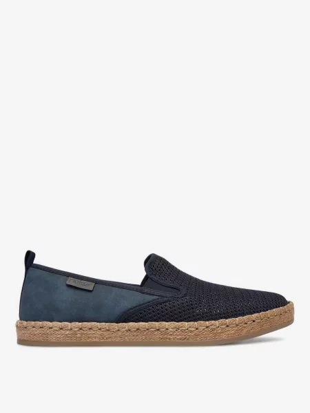 Espadryle granatowe
