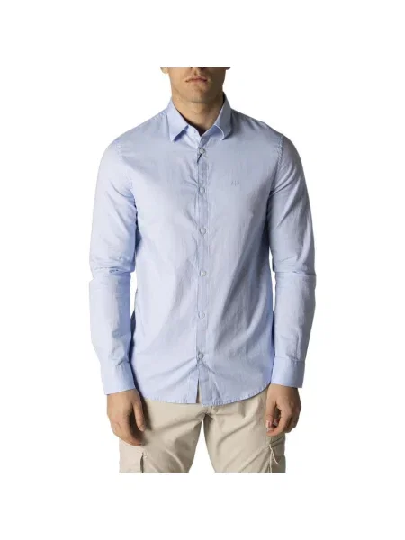 Cămașă Armani Exchange albastru