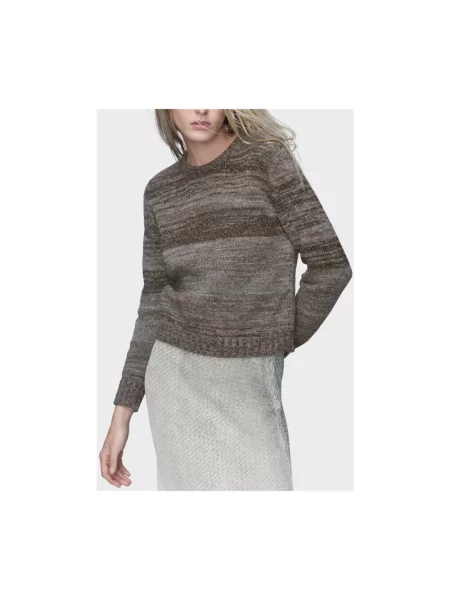 Sweter Maison Margiela wełniany brązowy