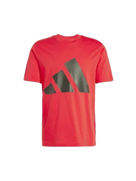 Majica Adidas Sportswear s autogramom crvena