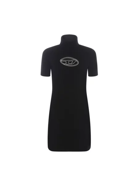 Sukienka Diesel z kaszmiru czarna