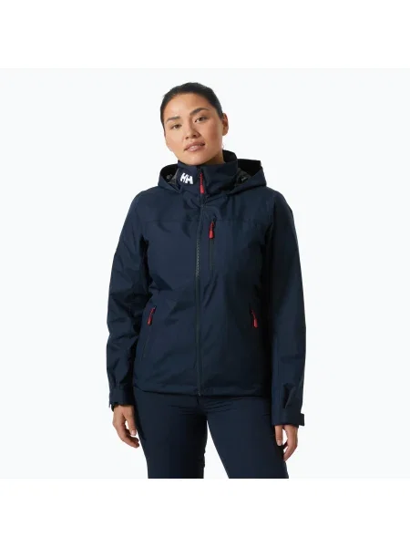 Női vitorlás dzseki Helly Hansen Crew Hooded Midlayer navy. Méret: M sötétkék
