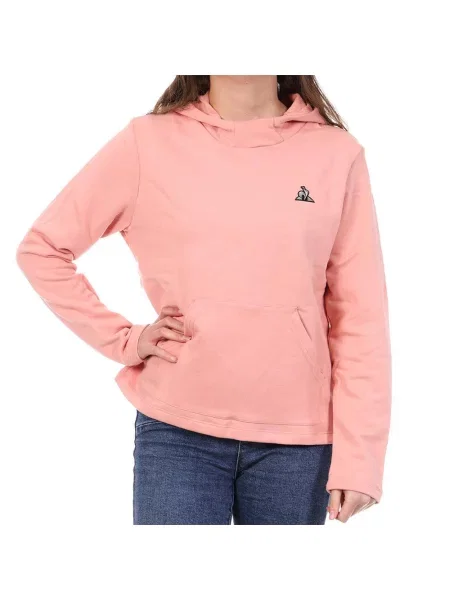 Bluza z Kapturem Le Coq Sportif Hoody różowa