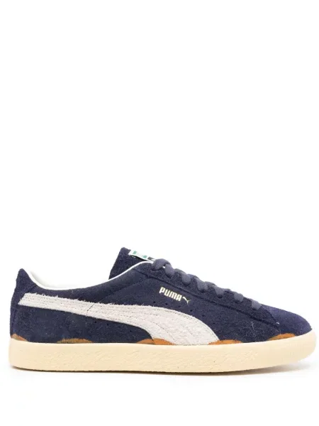 Sneakerși Puma Suede din piele de căprioară albastru