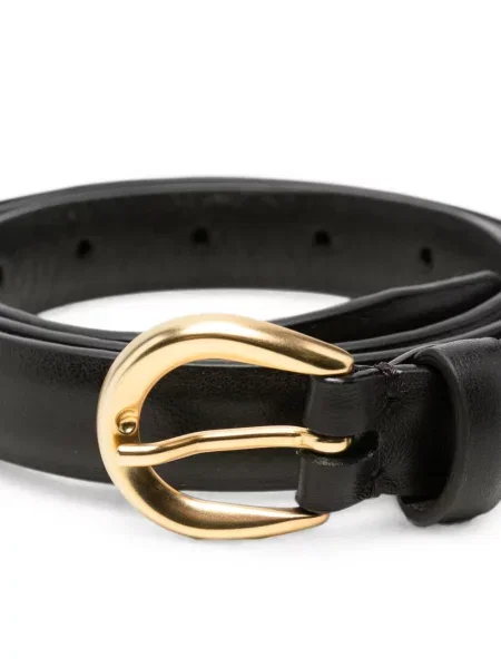 Cu centură curea Lardini din piele cu cataramă negru
