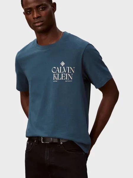Футболка Calvin Klein Jeans синяя