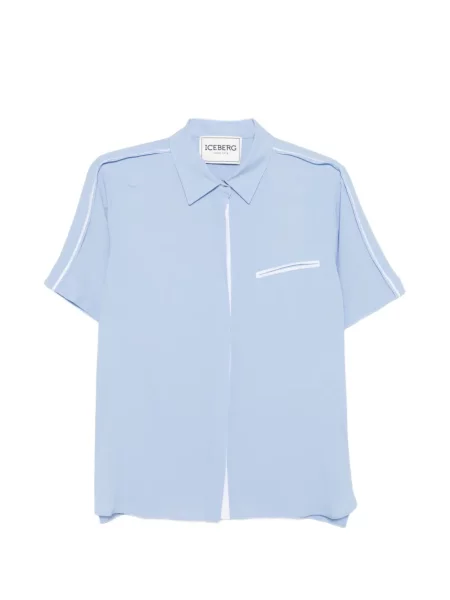 Krótki top Iceberg niebieski