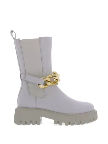 Lung botine chelsea Toral Shoes alb