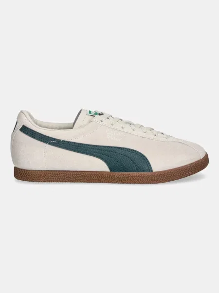 Замшевые кроссовки Puma бежевые