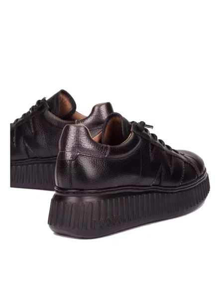 Sneakersy Wonders skórzane czarne