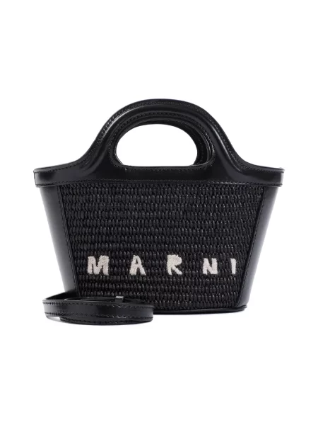 Listonoszka Marni skórzana czarna