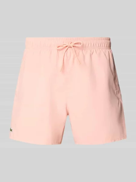 Lacoste Szorty kąpielowe jasny różowy