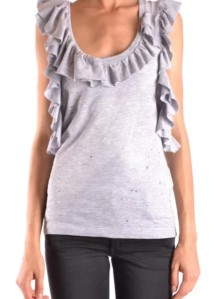 Top Dsquared2 cu volane negru