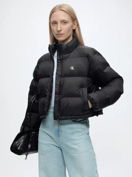 Calvin Klein Jeans Prechodná bunda ESSENTIAL' čierna