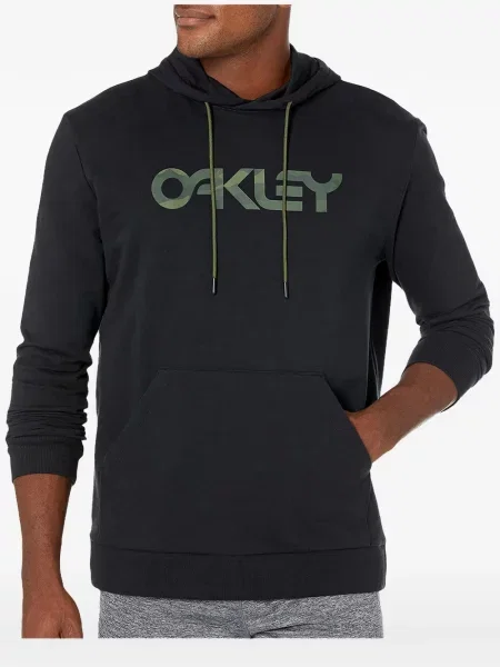 Hanorac cu glugă Oakley cu imagine negru