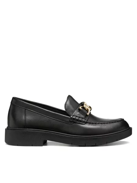 Loafersy Geox czarne