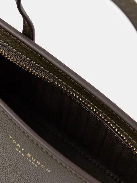 Кожаная сумка шоппер Tory Burch