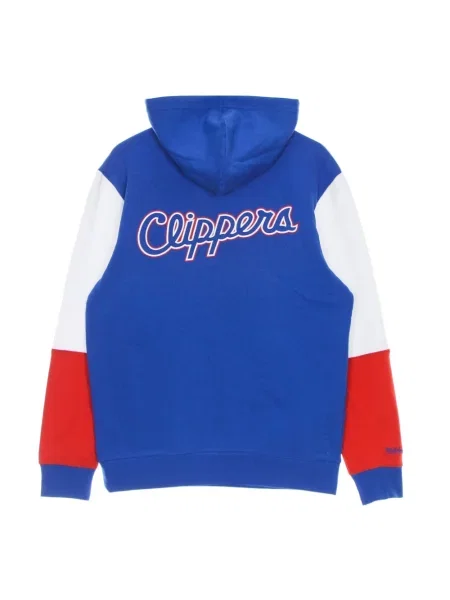 Bluza z kapturem Mitchell & Ness z kapturem niebieska