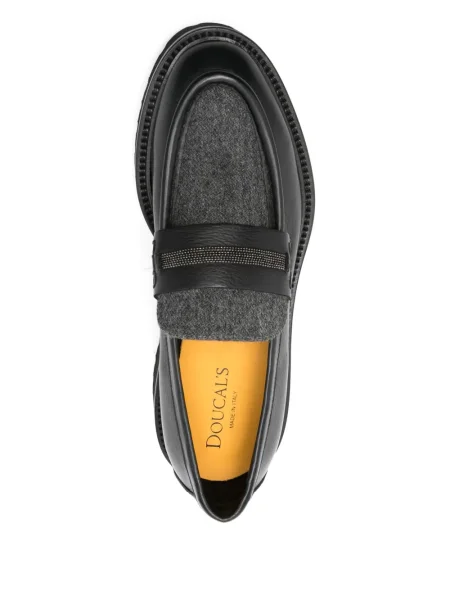 Loafers Doucal's μαύρο