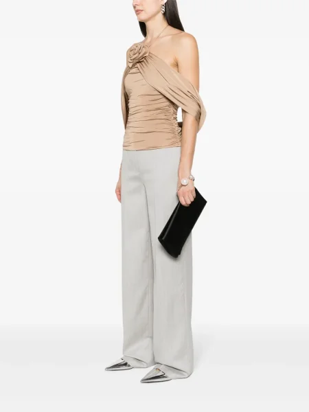 Σατέν clutch Jimmy Choo μαύρο