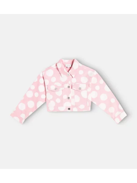 Džinsinė striukė Marc Jacobs rožinė