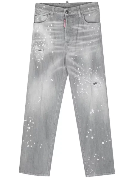 Blugi drepți Dsquared2 gri