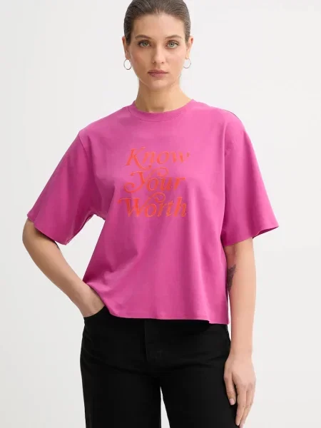 United Colors of Benetton tričko růžové