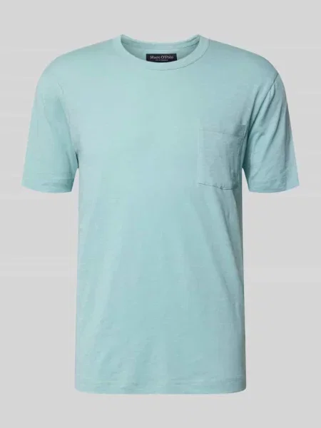 T-shirt o kroju regular fit z czystej bawełny Marc O'polo