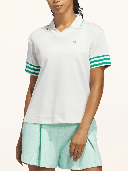 Adidas Originals Polo Tričko Piqué Originals režná zelená