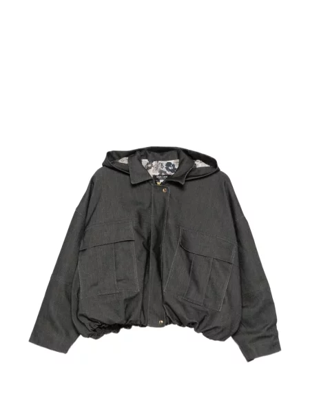 Jachetă cu glugă Blaklace cu glugă negru