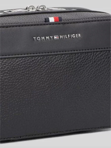Kosmetyczka z zamkiem błyskawicznym Tommy Hilfiger granatowa