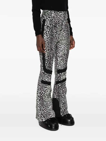 Pantaloni de schi Perfect Moment cu imagine cu model leopard negru