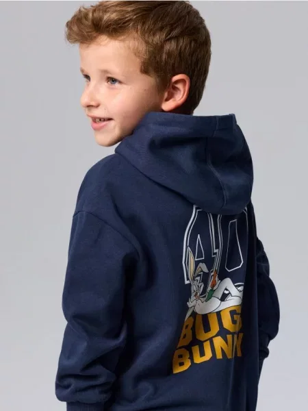 Sinsay Mikina s bavlnou Bugs Bunny námořnická modrá