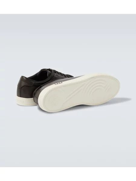 Sneakerși Berluti din piele verde