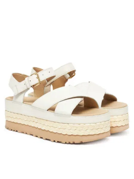 Ugg Sandály W Aubrey Ankle Strap Écru