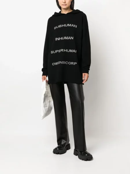 Пуловер Rick Owens черно